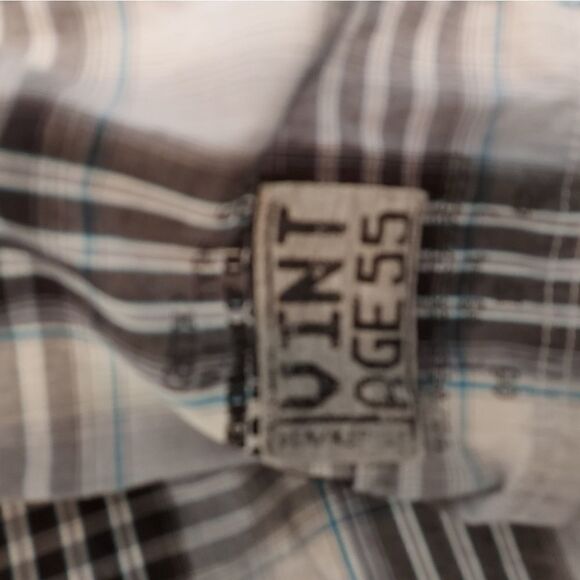 MENS Vintage 55 short sleeve button down shirt - Picture 5 of 9